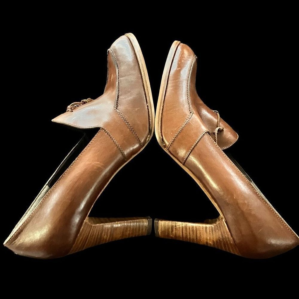 Nickels Diane Mogano Women’s Brown Leather Pumps / SZ: 7.5 / NWT